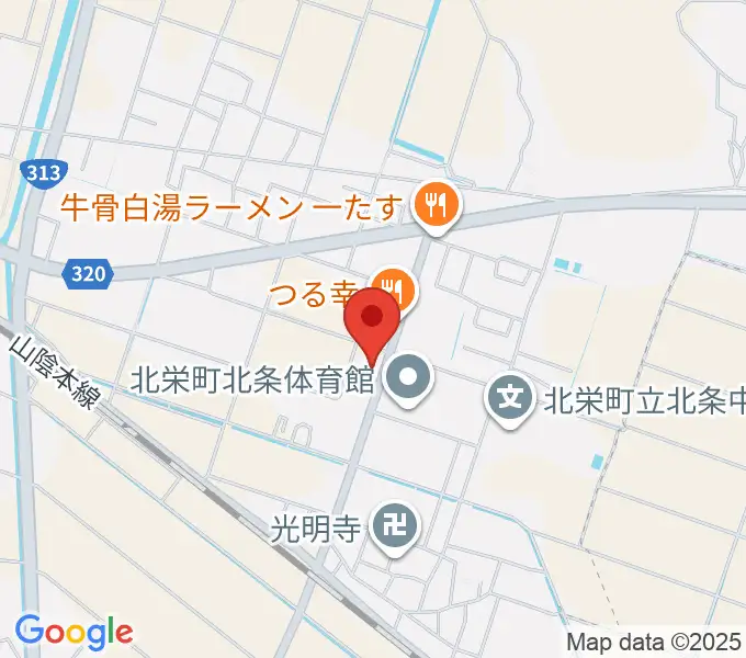 北栄みらい伝承館の地図