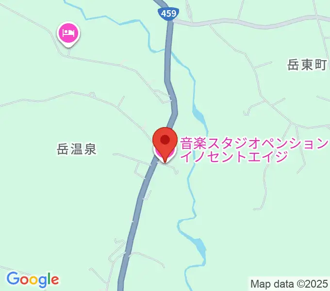 ペンションイノセントエイジの地図