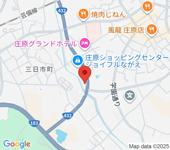庄原市歴史民俗資料館の地図