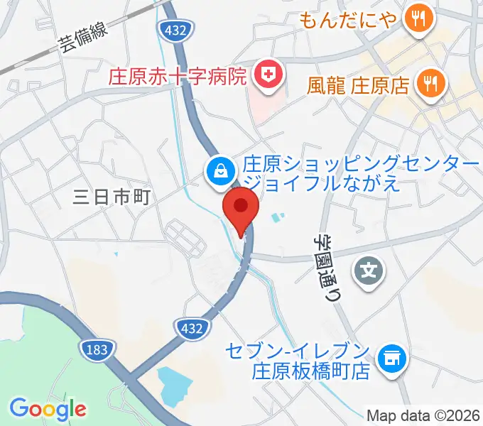 庄原市歴史民俗資料館の地図