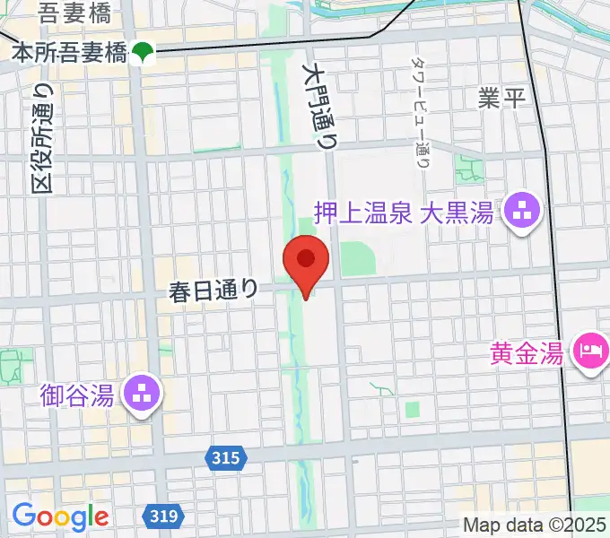 すみだパークシアター倉の地図