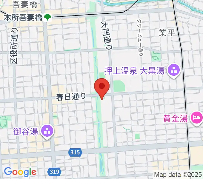 すみだパークシアター倉の地図