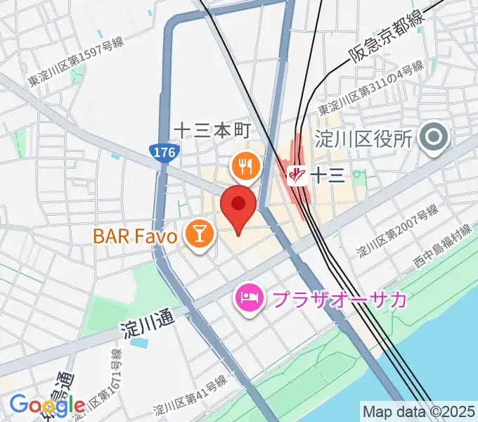 第七藝術劇場の地図