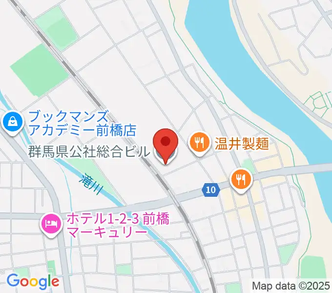 群馬県公社総合ビルの地図