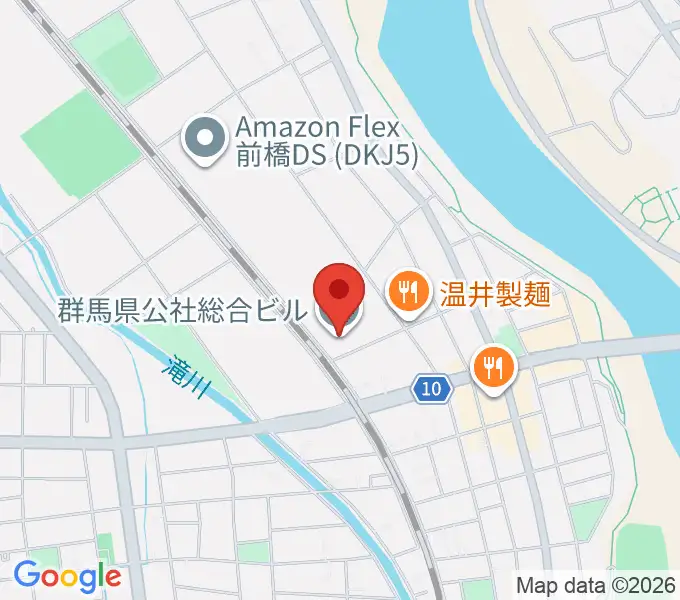 群馬県公社総合ビルの地図