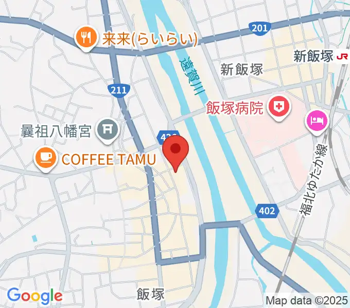 飯塚セントラル劇場の地図