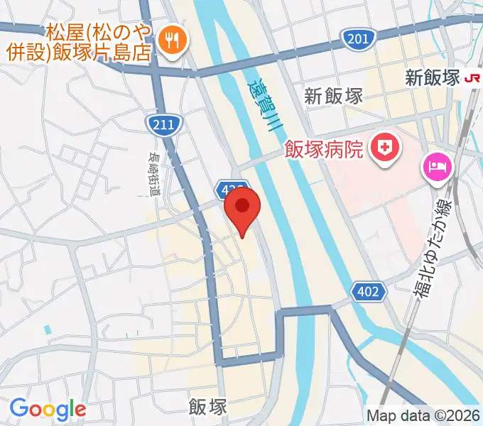 飯塚セントラル劇場の地図