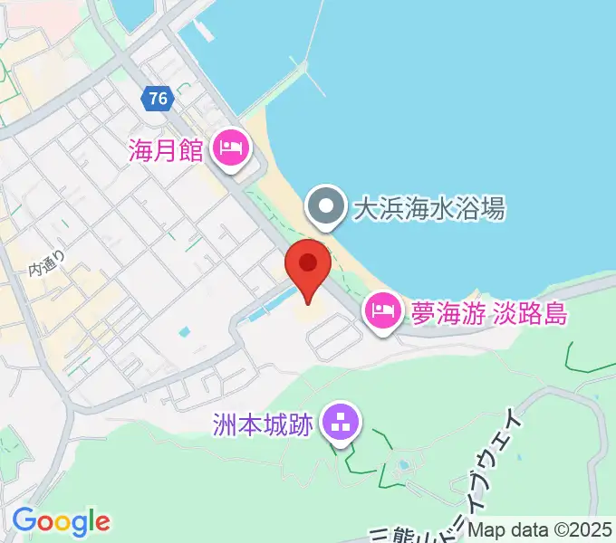 淡路文化史料館の地図