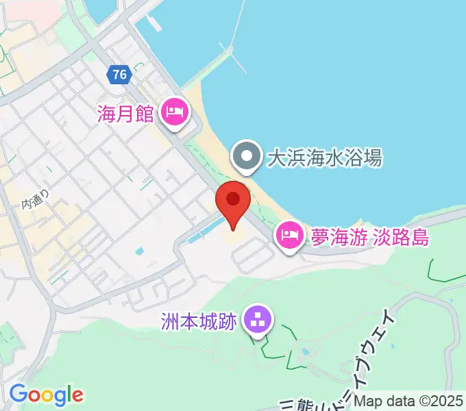 淡路文化史料館の地図