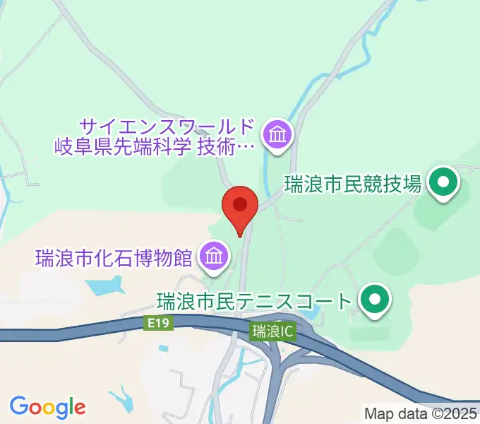 瑞浪市陶磁資料館の地図