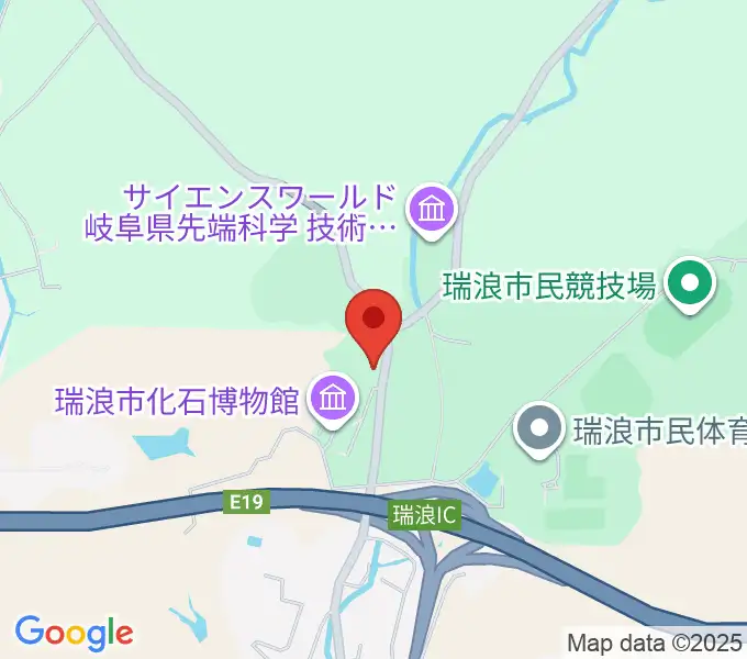 瑞浪市陶磁資料館の地図