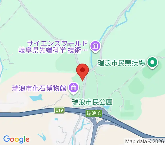 瑞浪市陶磁資料館の地図