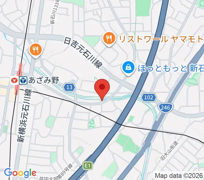 アイランドスタジオ33の地図