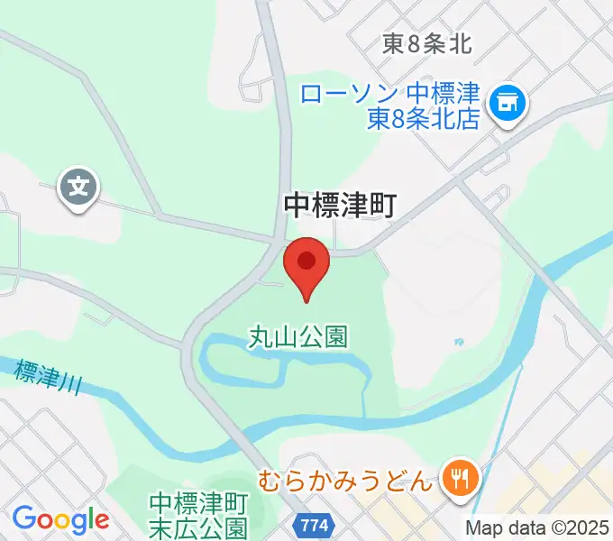 中標津町郷土館の地図