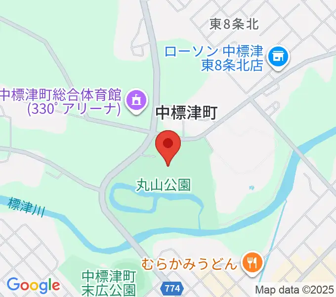 中標津町郷土館の地図
