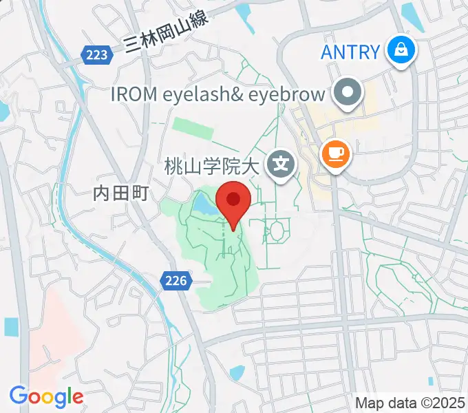 和泉市いずみの国歴史館の地図