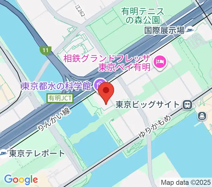 EXシアター有明の地図