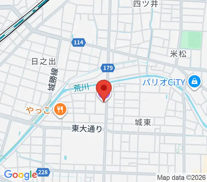 福井県立こども歴史文化館の地図