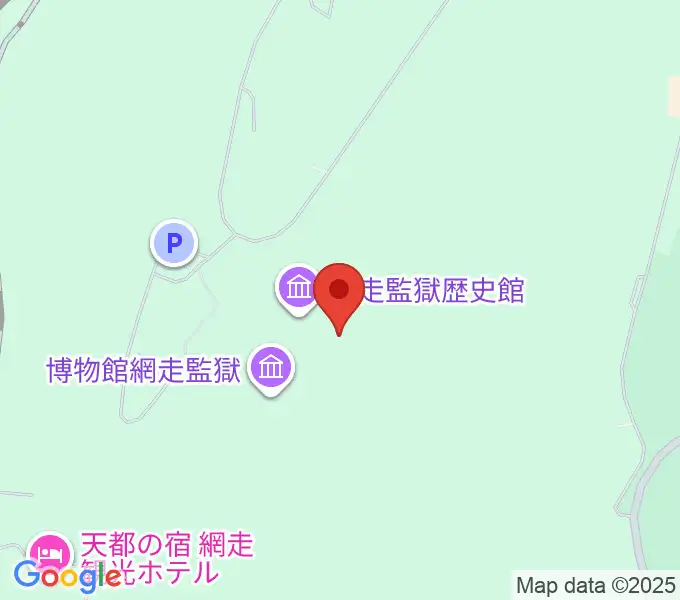 博物館網走監獄の地図