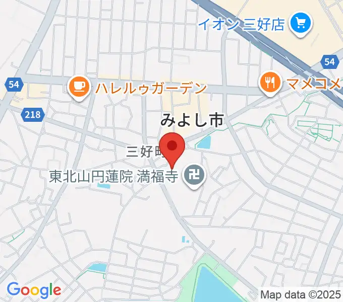 みよし市立歴史民俗資料館の地図