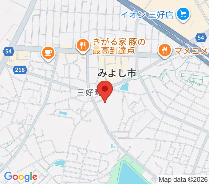 みよし市立歴史民俗資料館の地図