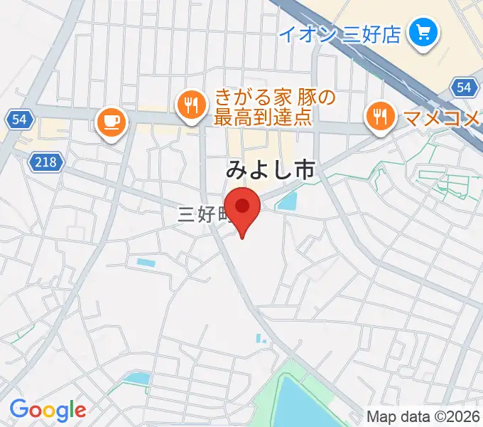 みよし市立歴史民俗資料館の地図