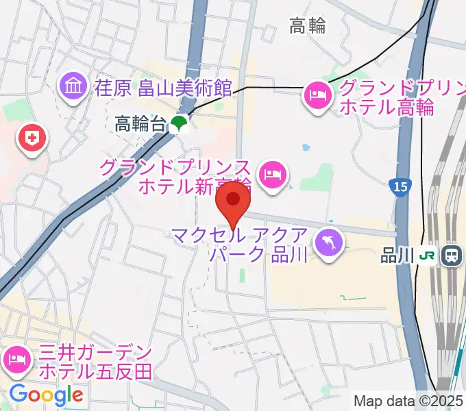 物流博物館の地図