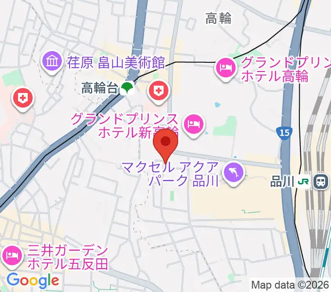 物流博物館の地図