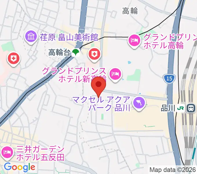 物流博物館の地図