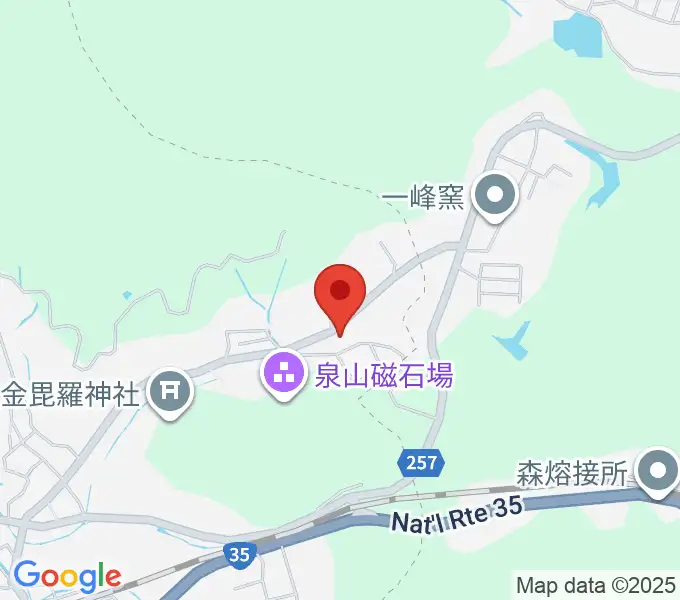 有田町歴史民俗資料館東館・有田焼参考館の地図