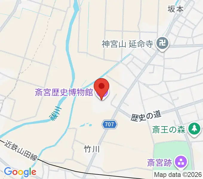 斎宮歴史博物館の地図