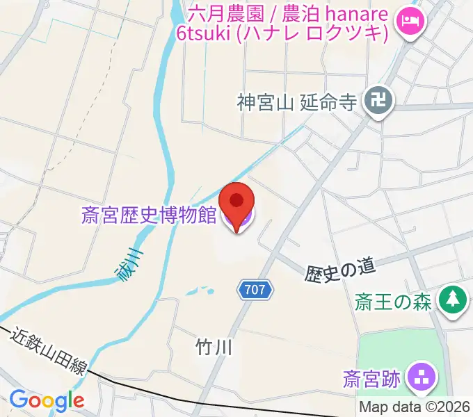斎宮歴史博物館の地図