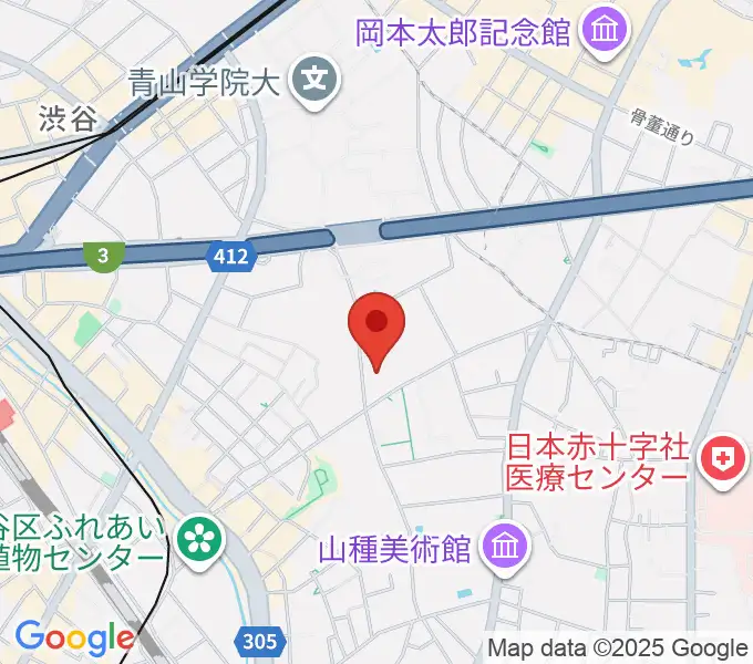 國學院大學博物館の地図