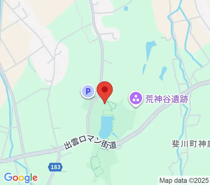 荒神谷博物館の地図