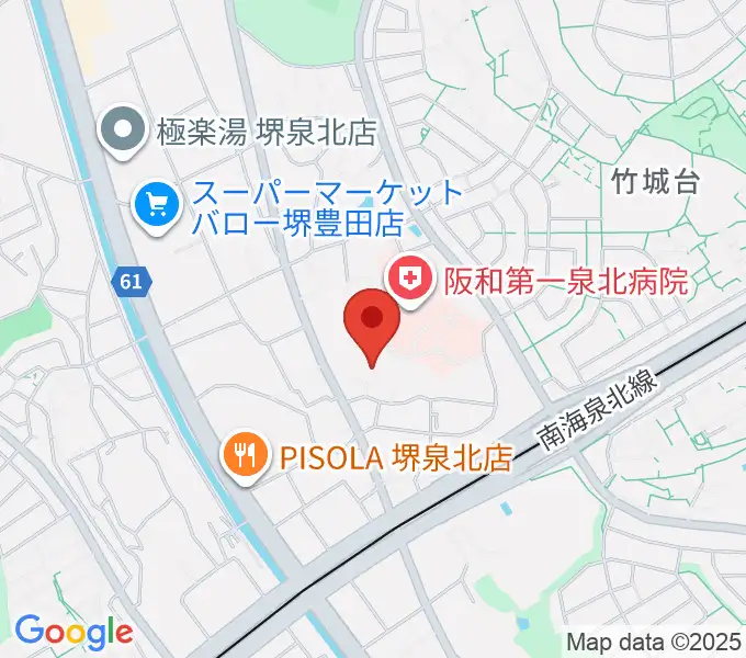 小谷城郷土館の地図