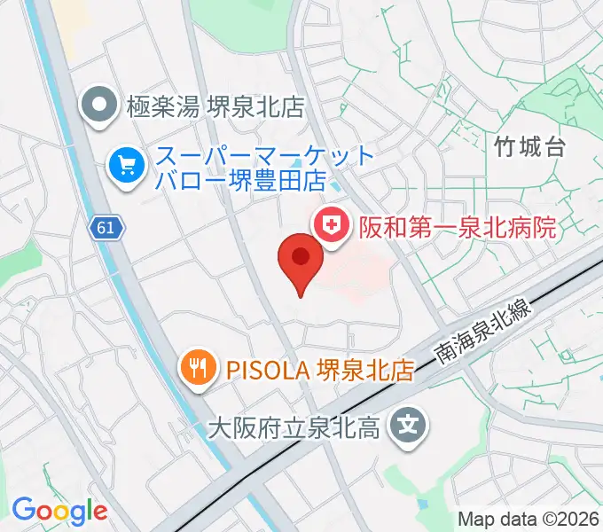 小谷城郷土館の地図