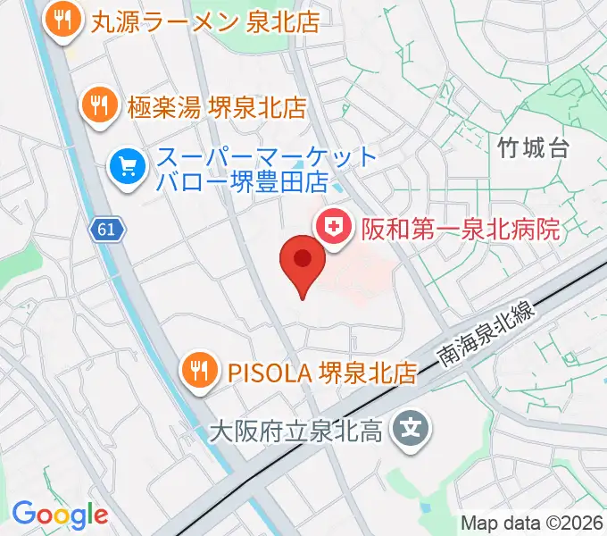 小谷城郷土館の地図