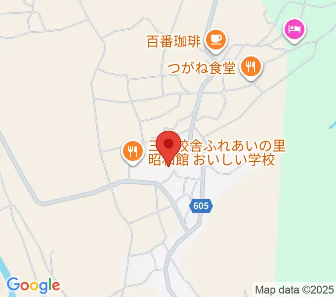 津金学校の地図