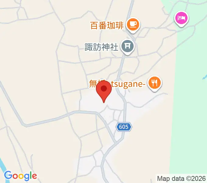 津金学校の地図