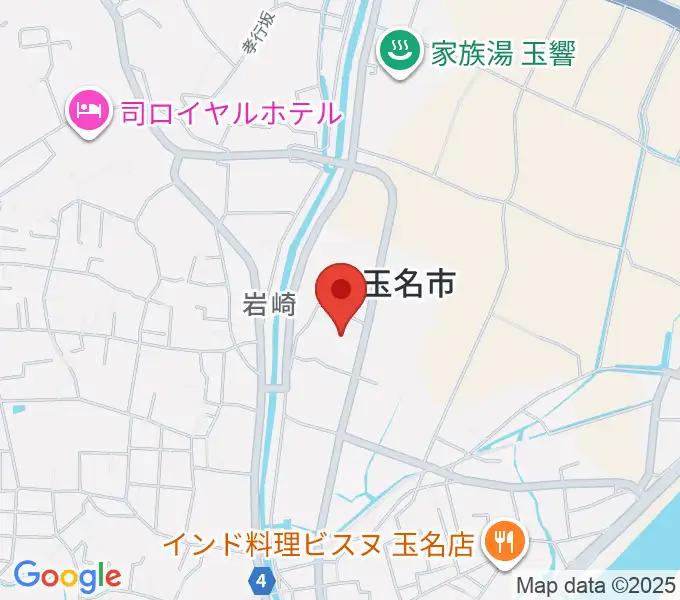 玉名市立歴史博物館こころピアの地図