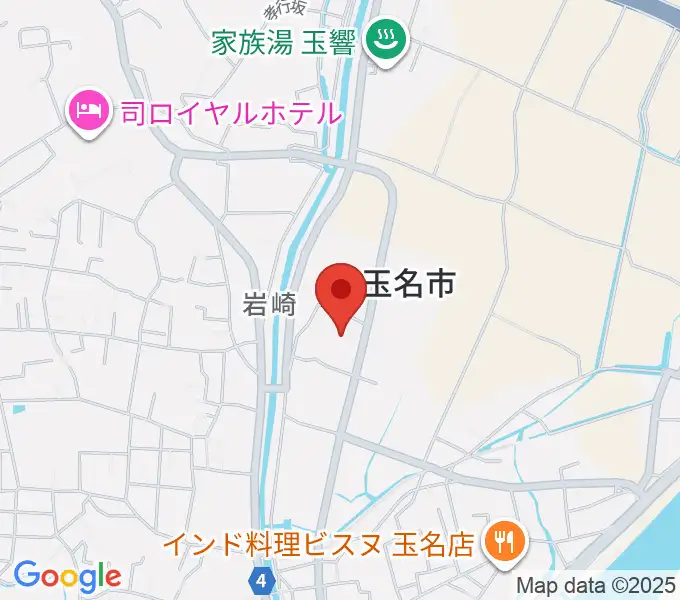 玉名市立歴史博物館こころピアの地図
