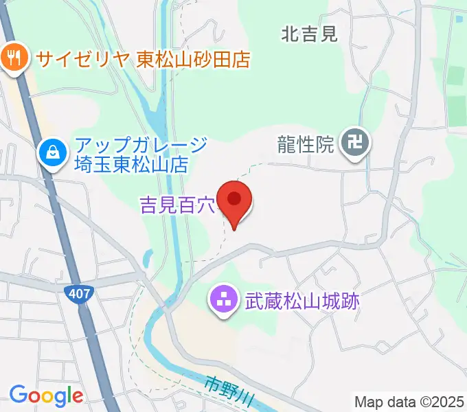 吉見町埋蔵文化財センターの地図