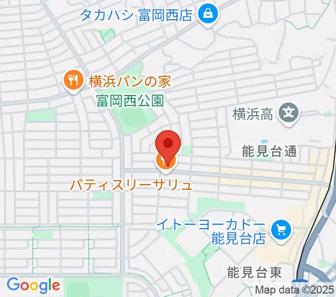 スタジオジャスト能見台本店の地図
