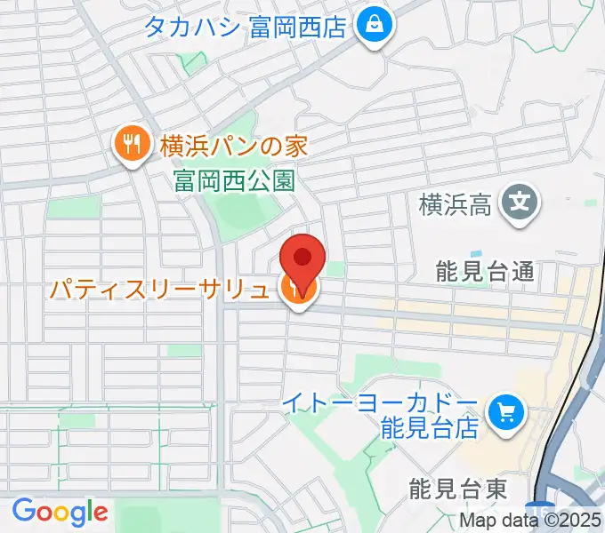 スタジオジャスト能見台本店の地図