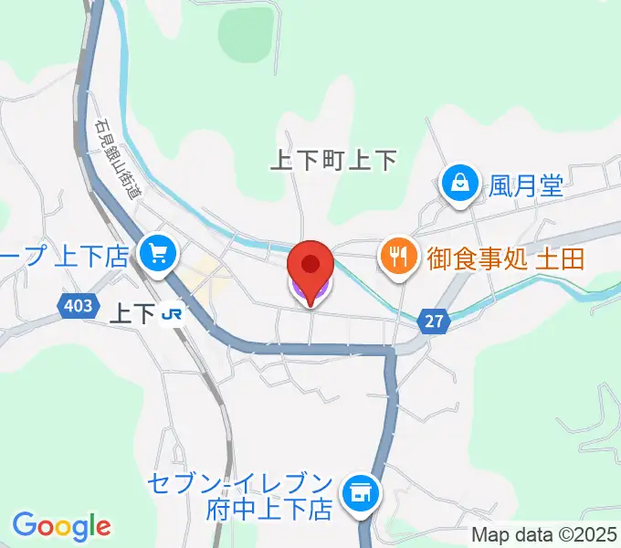 府中市上下歴史文化資料館の地図
