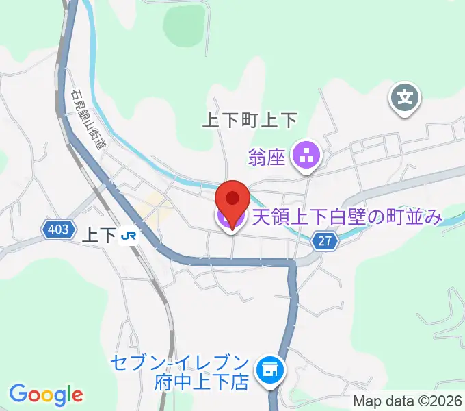 府中市上下歴史文化資料館の地図