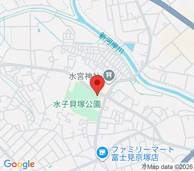 水子貝塚資料館の地図