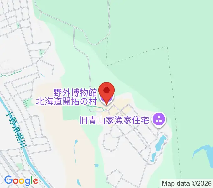 野外博物館 北海道開拓の村の地図