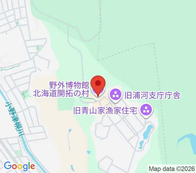 野外博物館 北海道開拓の村の地図