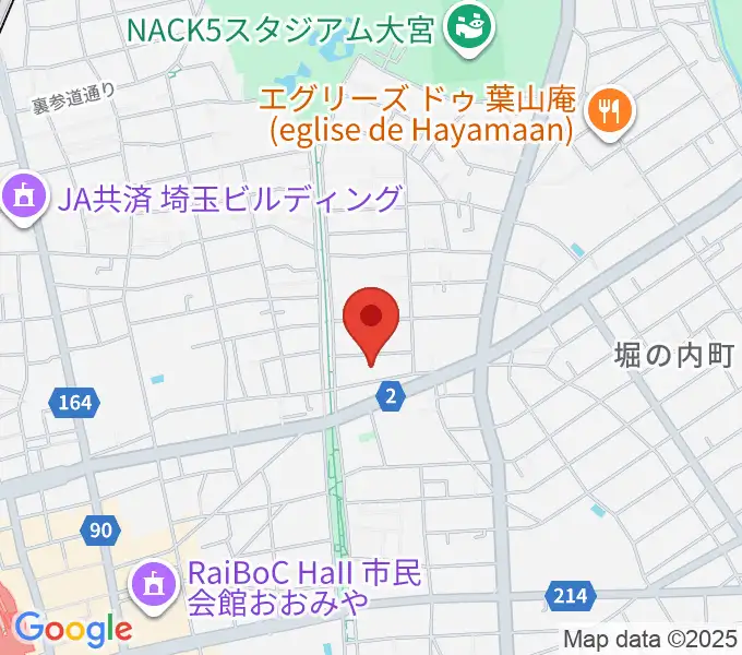 さいたま市立博物館の地図
